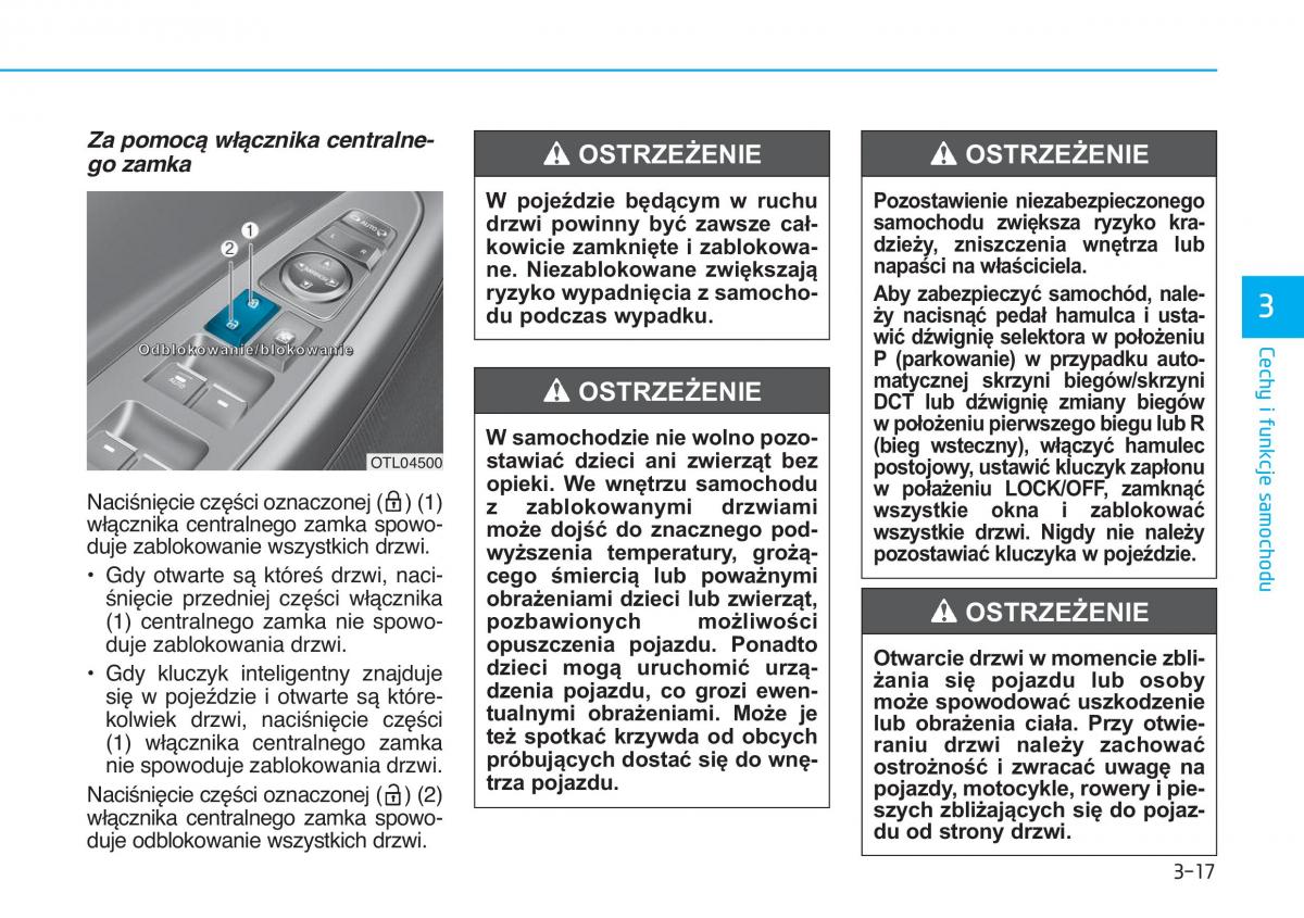 Hyundai Tucson III 3 instrukcja obslugi / page 127