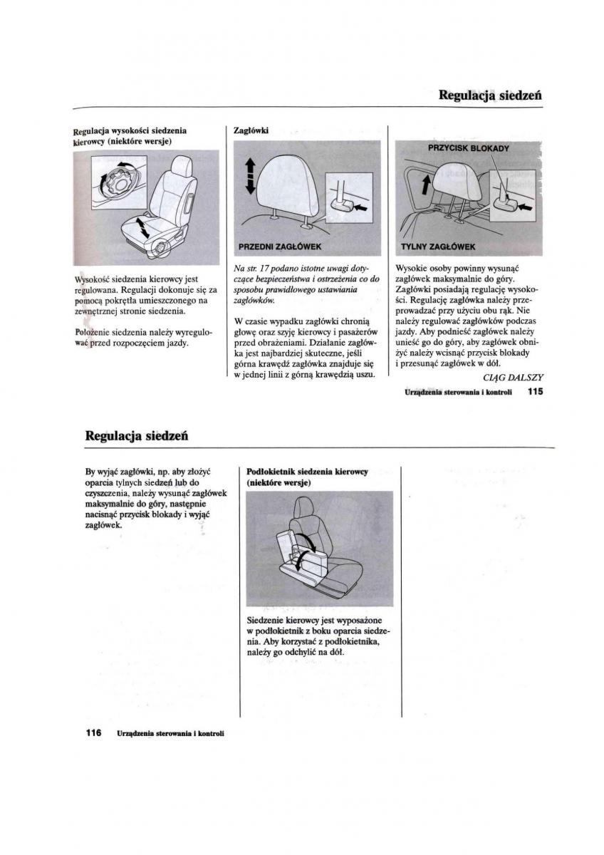 Honda Civic VII 7 instrukcja obslugi / page 59