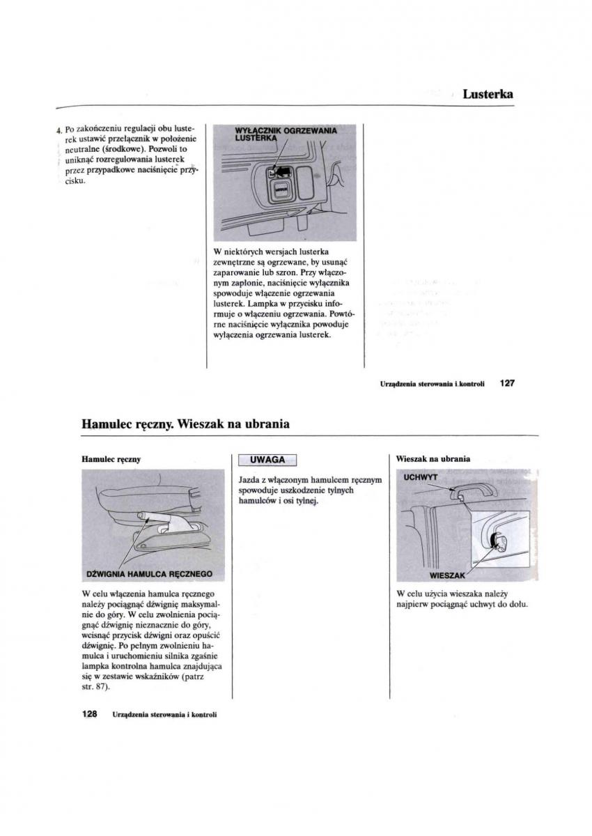 Honda Civic VII 7 instrukcja obslugi / page 65