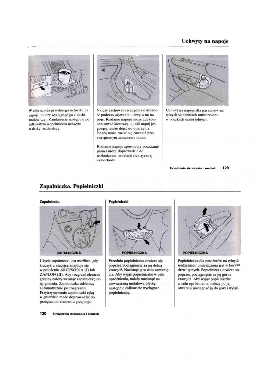 Honda Civic VII 7 instrukcja obslugi / page 66