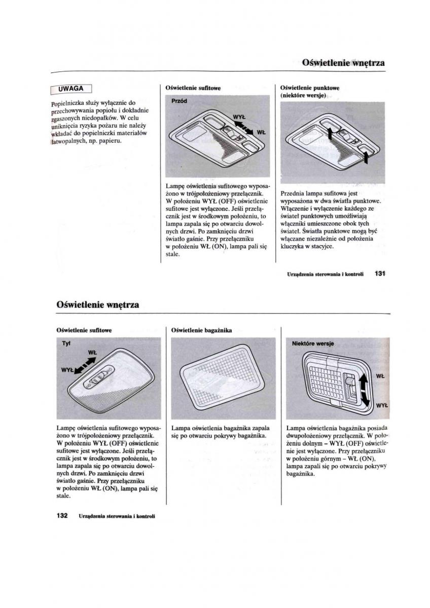 Honda Civic VII 7 instrukcja obslugi / page 67