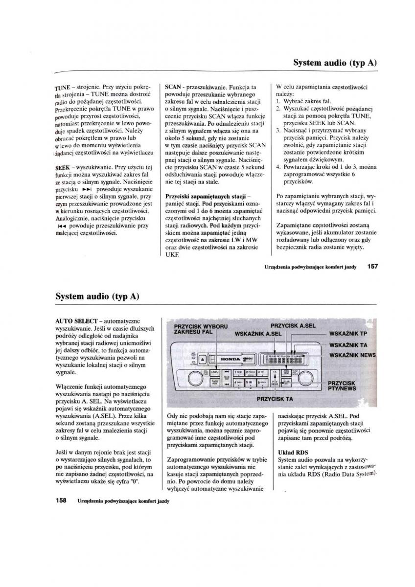 Honda Civic VII 7 instrukcja obslugi / page 80