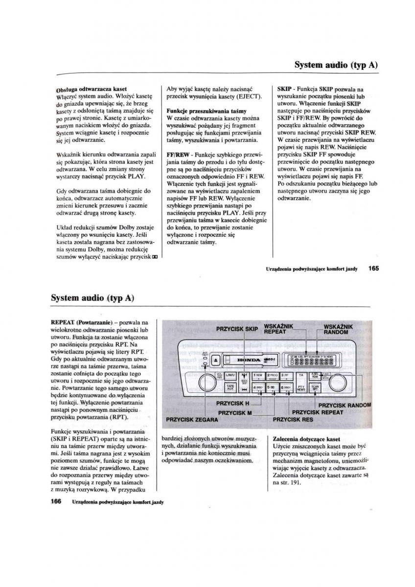 Honda Civic VII 7 instrukcja obslugi / page 84