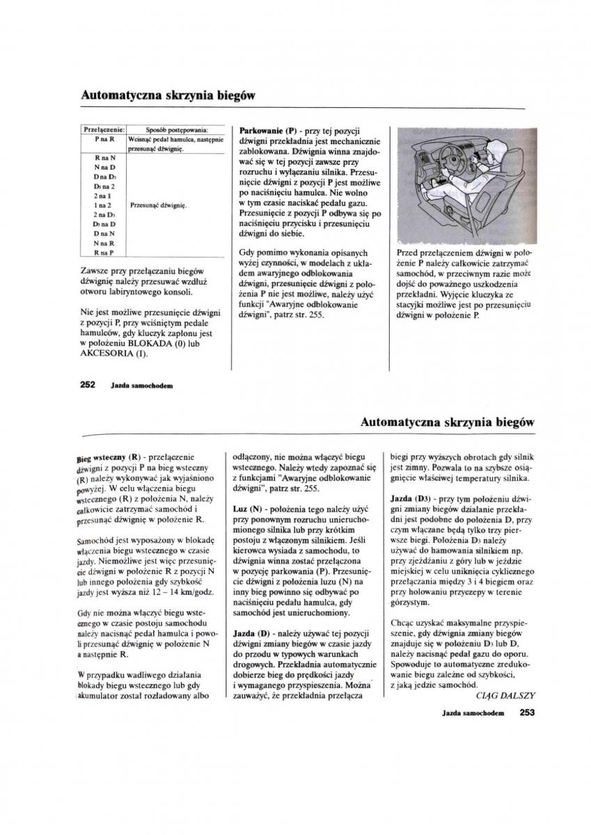 Honda Civic VII 7 instrukcja obslugi / page 127