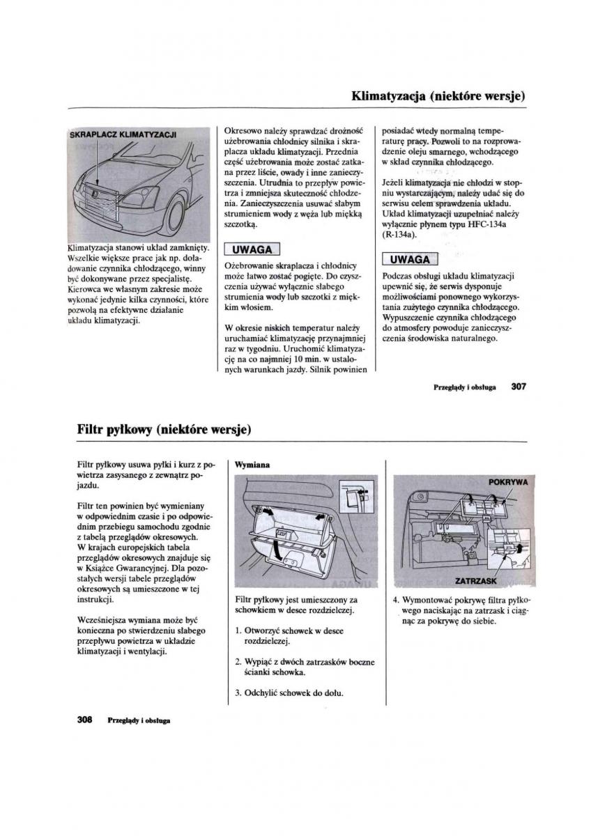 Honda Civic VII 7 instrukcja obslugi / page 154