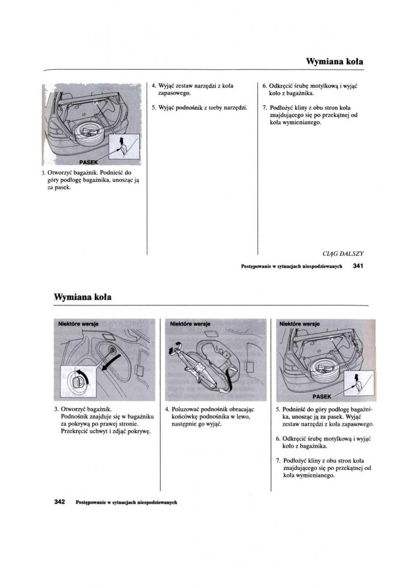 Honda Civic VII 7 instrukcja obslugi / page 170