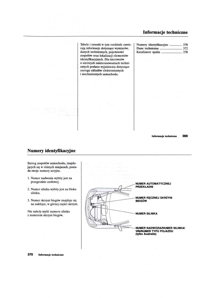 Honda Civic VII 7 instrukcja obslugi / page 184