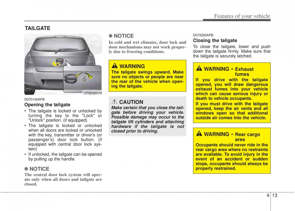 Hyundai i20 I 1 owners manual / page 88