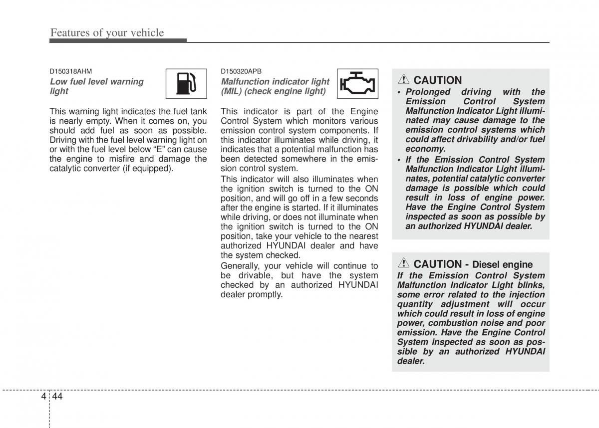 Hyundai i20 I 1 owners manual / page 119