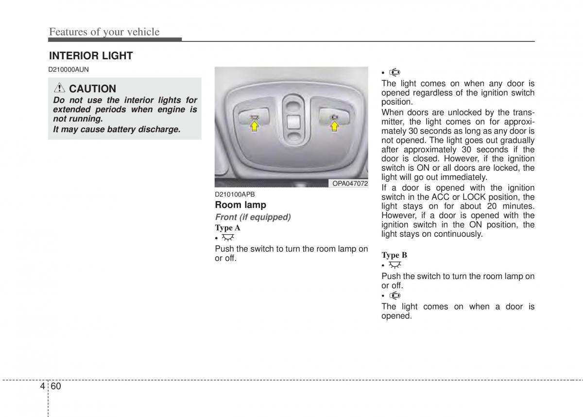 Hyundai i20 I 1 owners manual / page 135