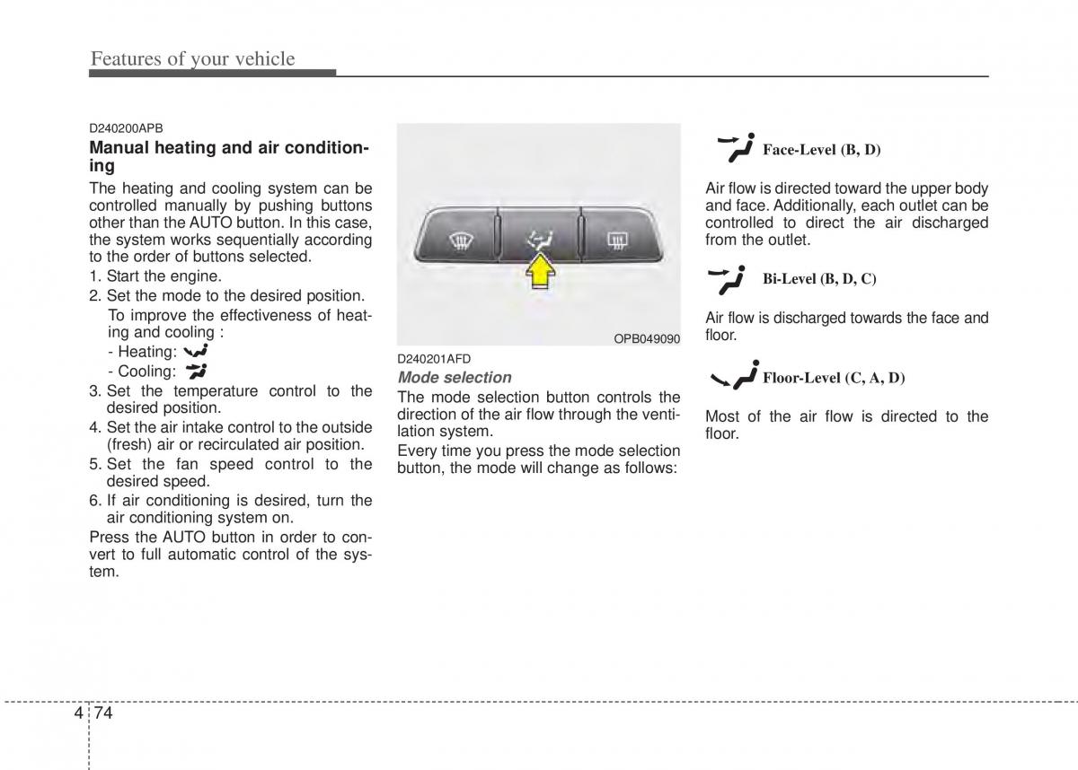 Hyundai i20 I 1 owners manual / page 149