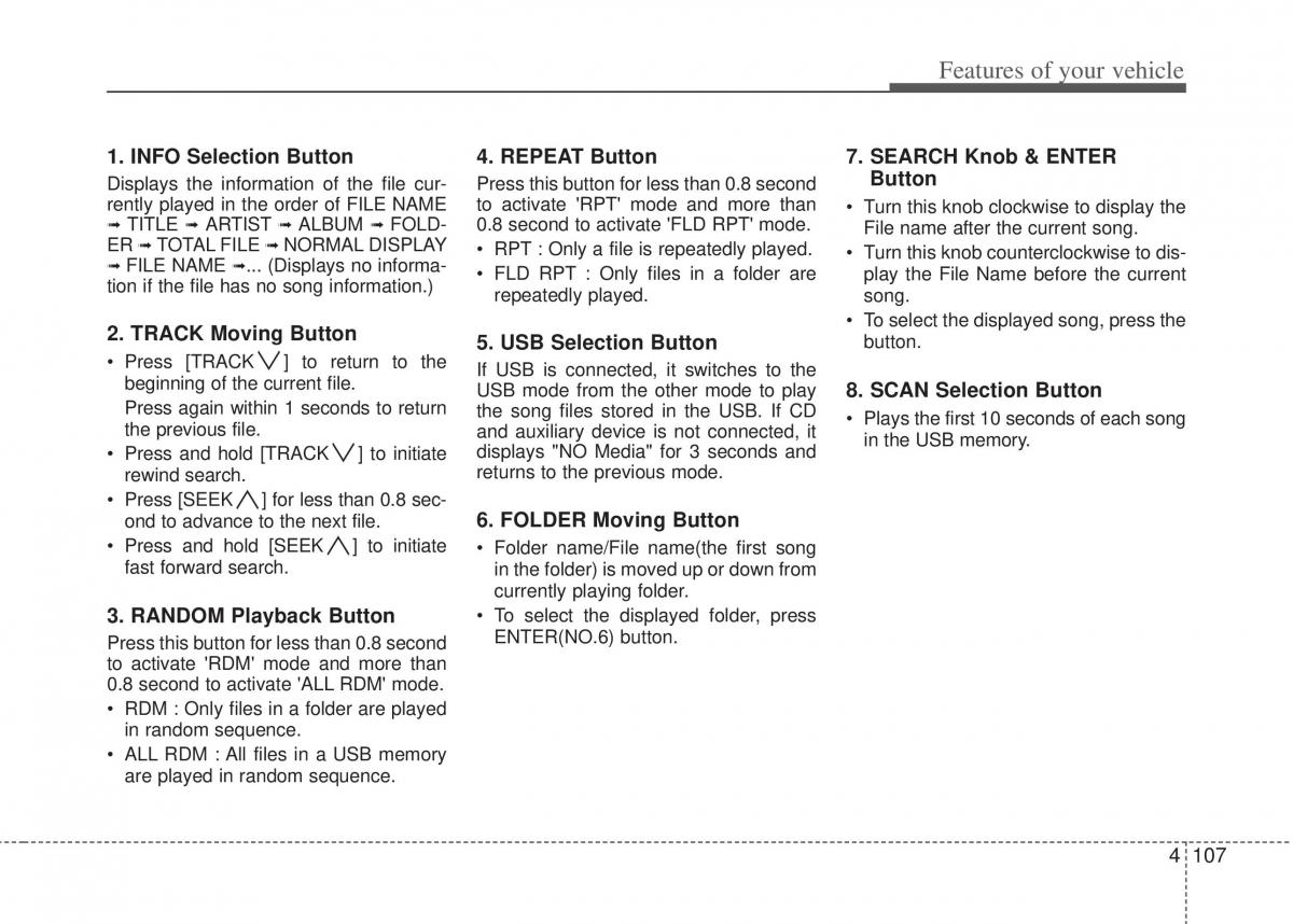 Hyundai i20 I 1 owners manual / page 182