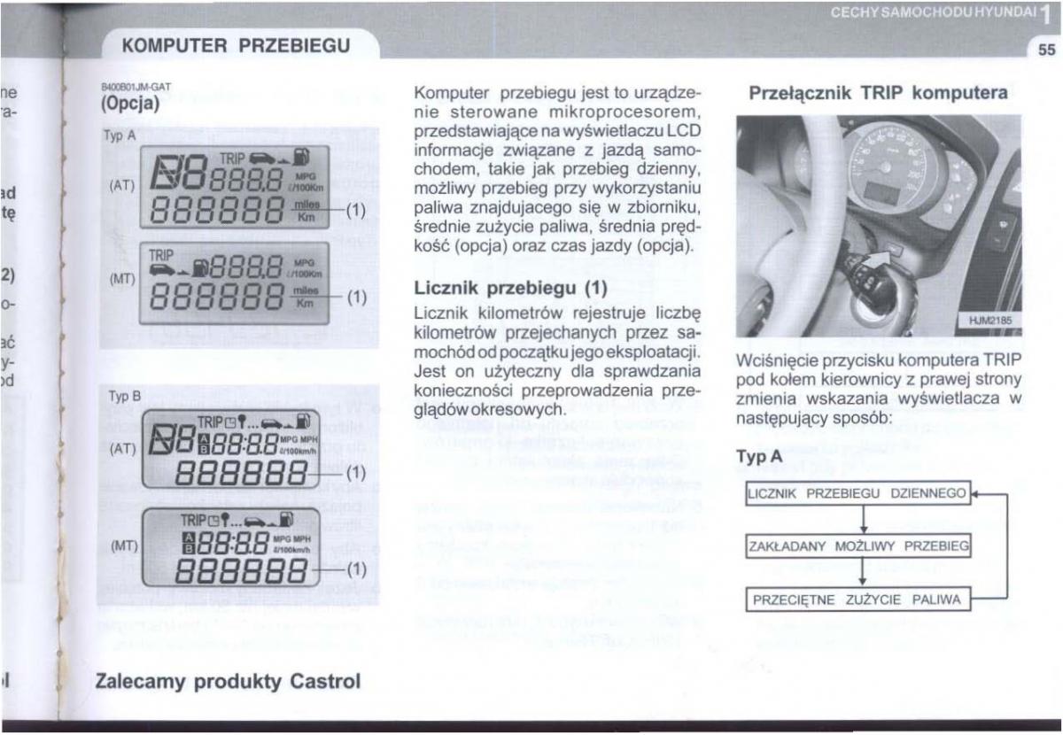 manual  Hyundai Tucson I 1 instrukcja / page 68