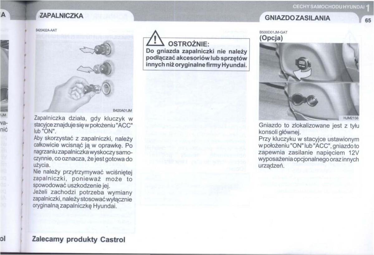 manual  Hyundai Tucson I 1 instrukcja / page 78