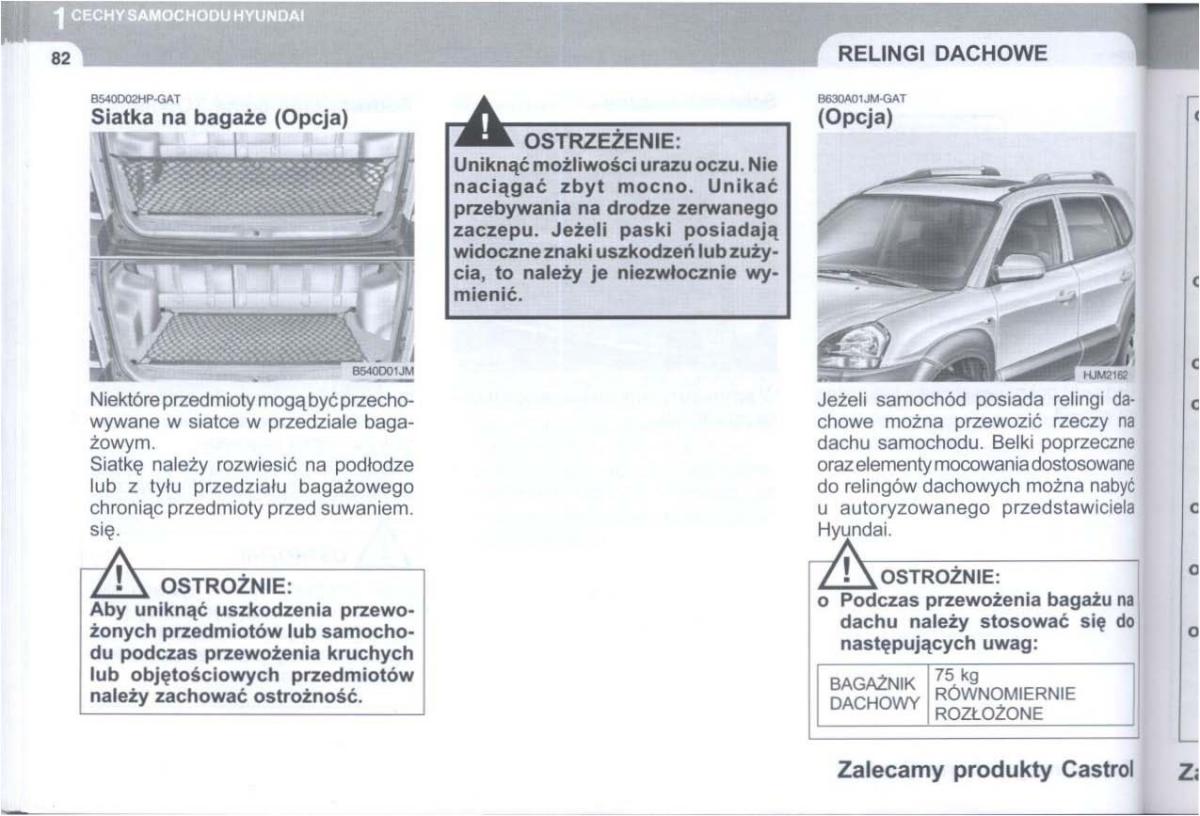 manual  Hyundai Tucson I 1 instrukcja / page 95