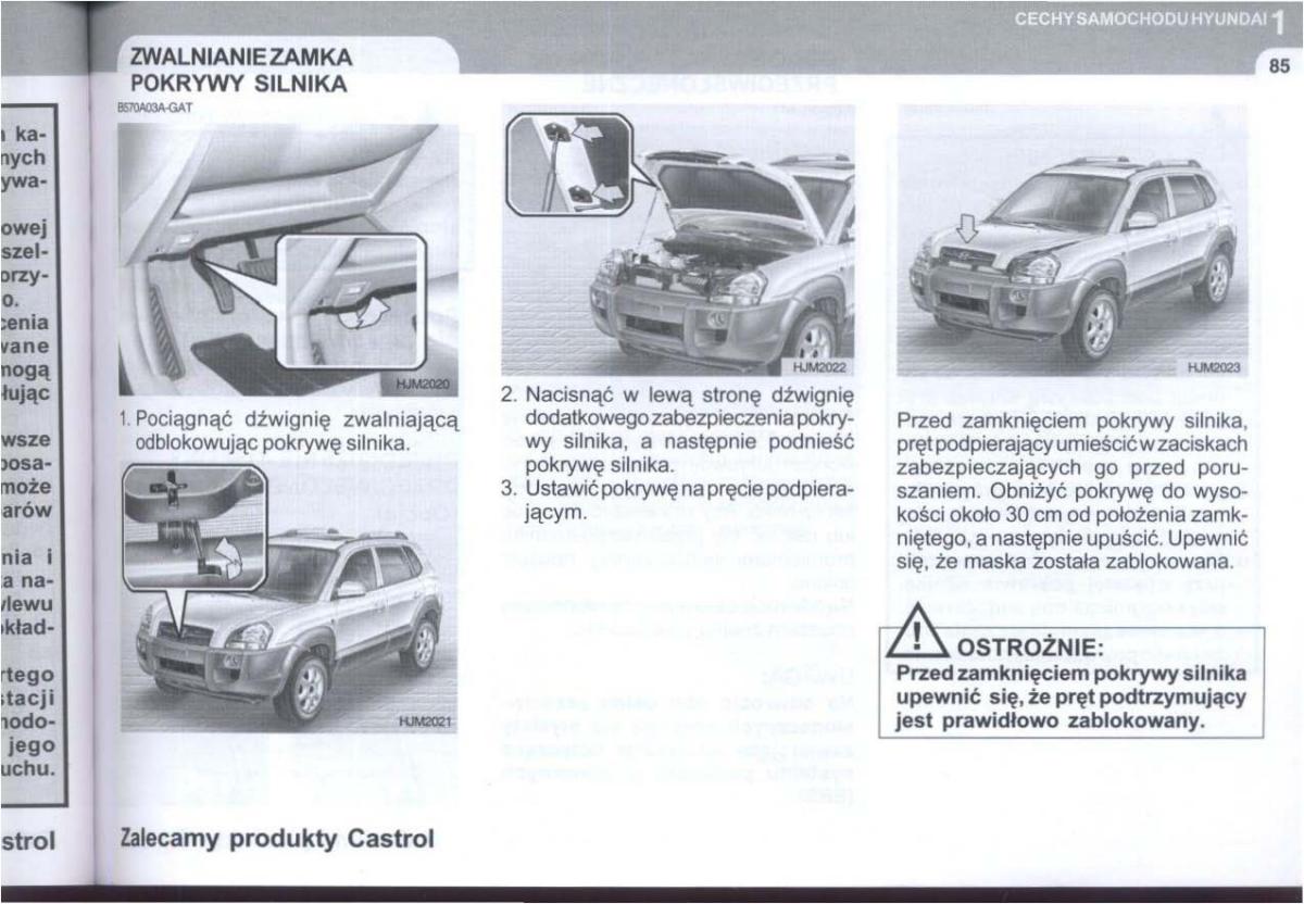 manual  Hyundai Tucson I 1 instrukcja / page 98