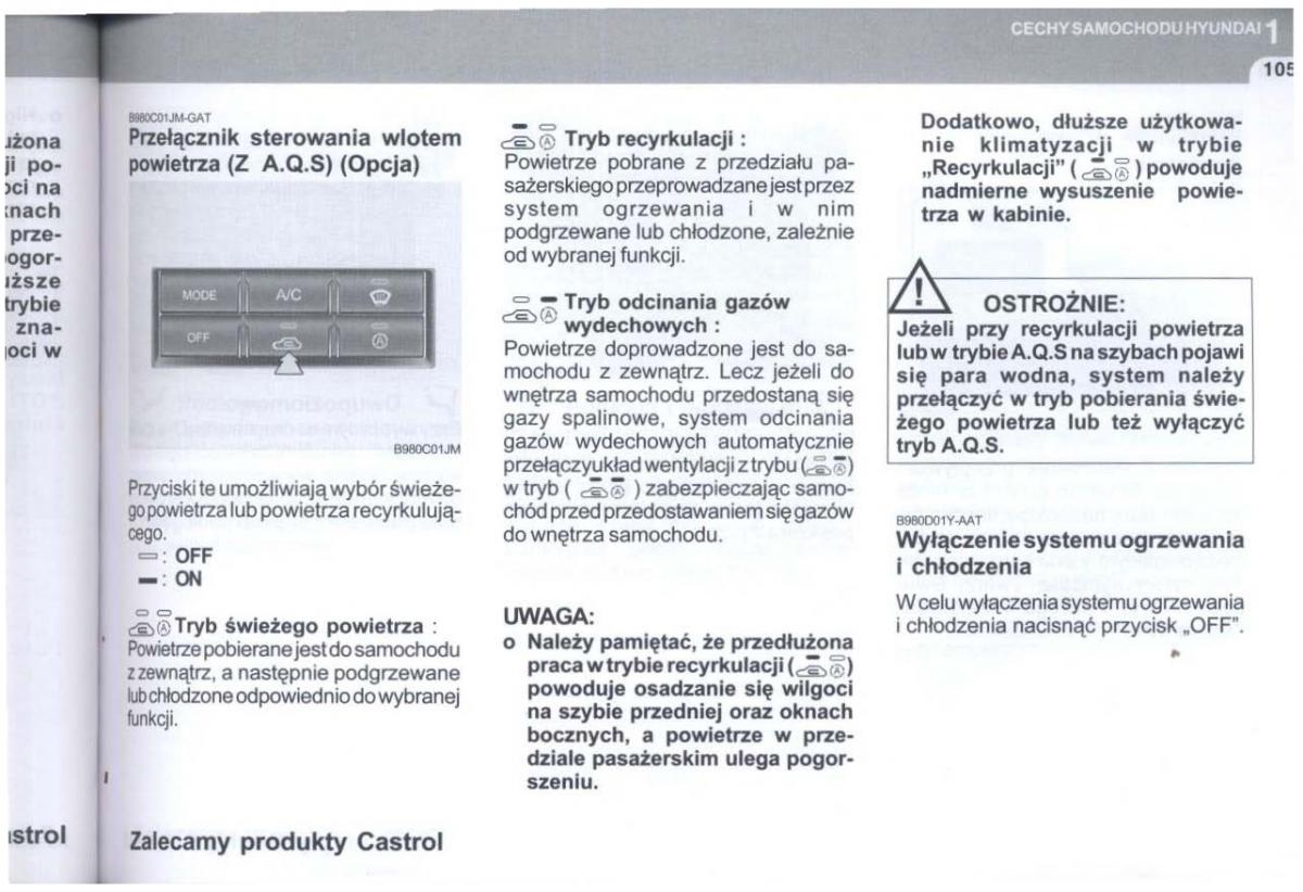 manual  Hyundai Tucson I 1 instrukcja / page 118