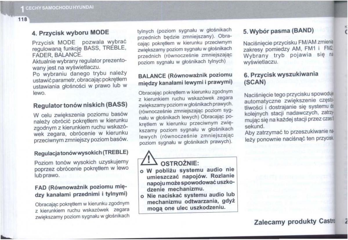 manual  Hyundai Tucson I 1 instrukcja / page 131