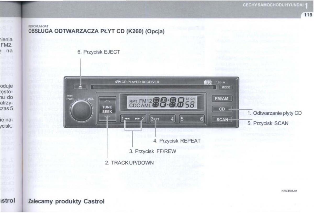 manual  Hyundai Tucson I 1 instrukcja / page 132