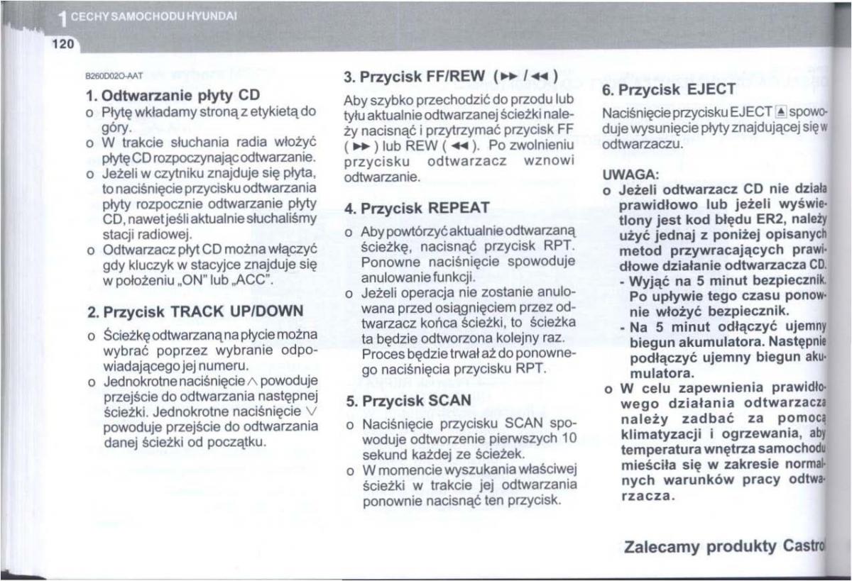 manual  Hyundai Tucson I 1 instrukcja / page 133