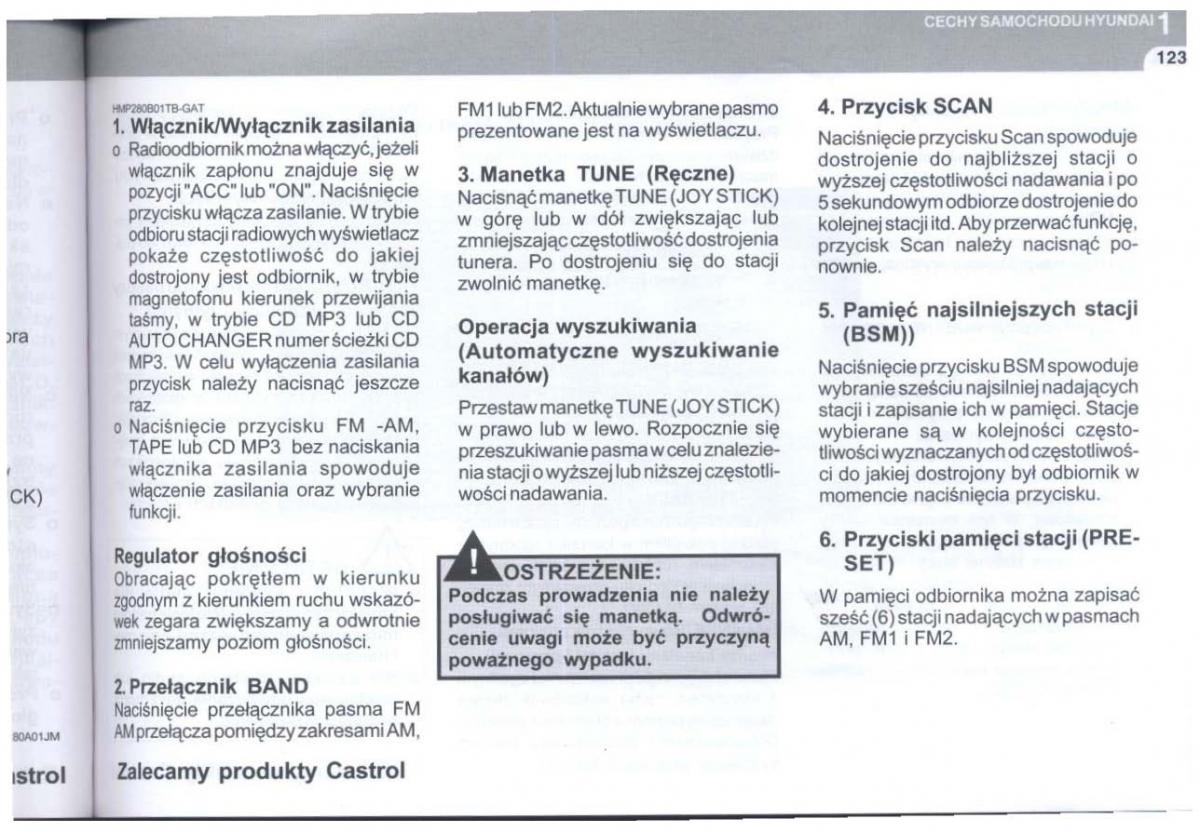 manual  Hyundai Tucson I 1 instrukcja / page 136