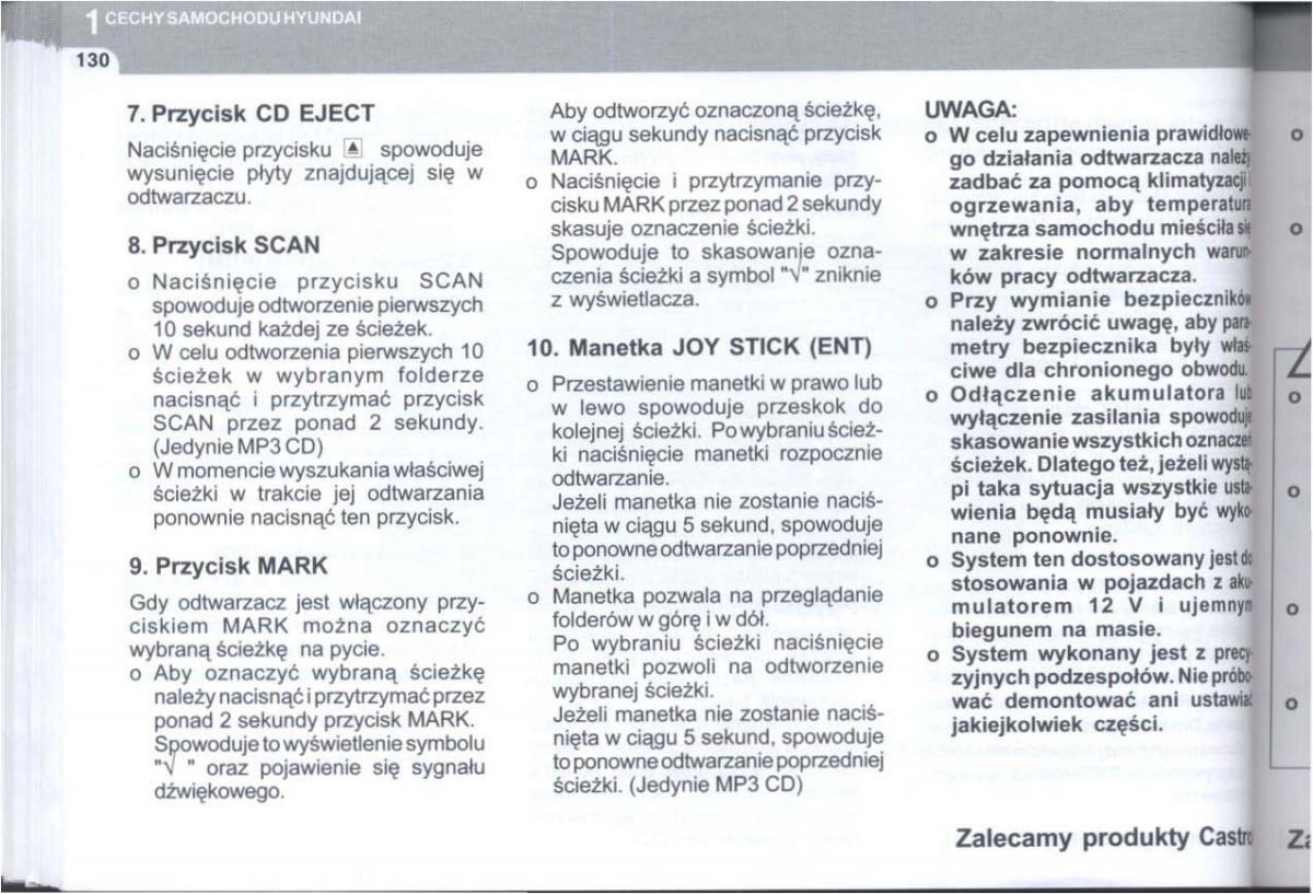 manual  Hyundai Tucson I 1 instrukcja / page 143