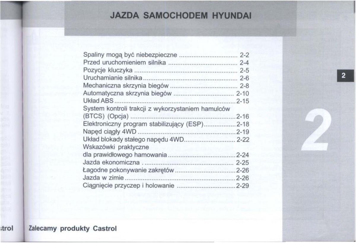 manual  Hyundai Tucson I 1 instrukcja / page 172