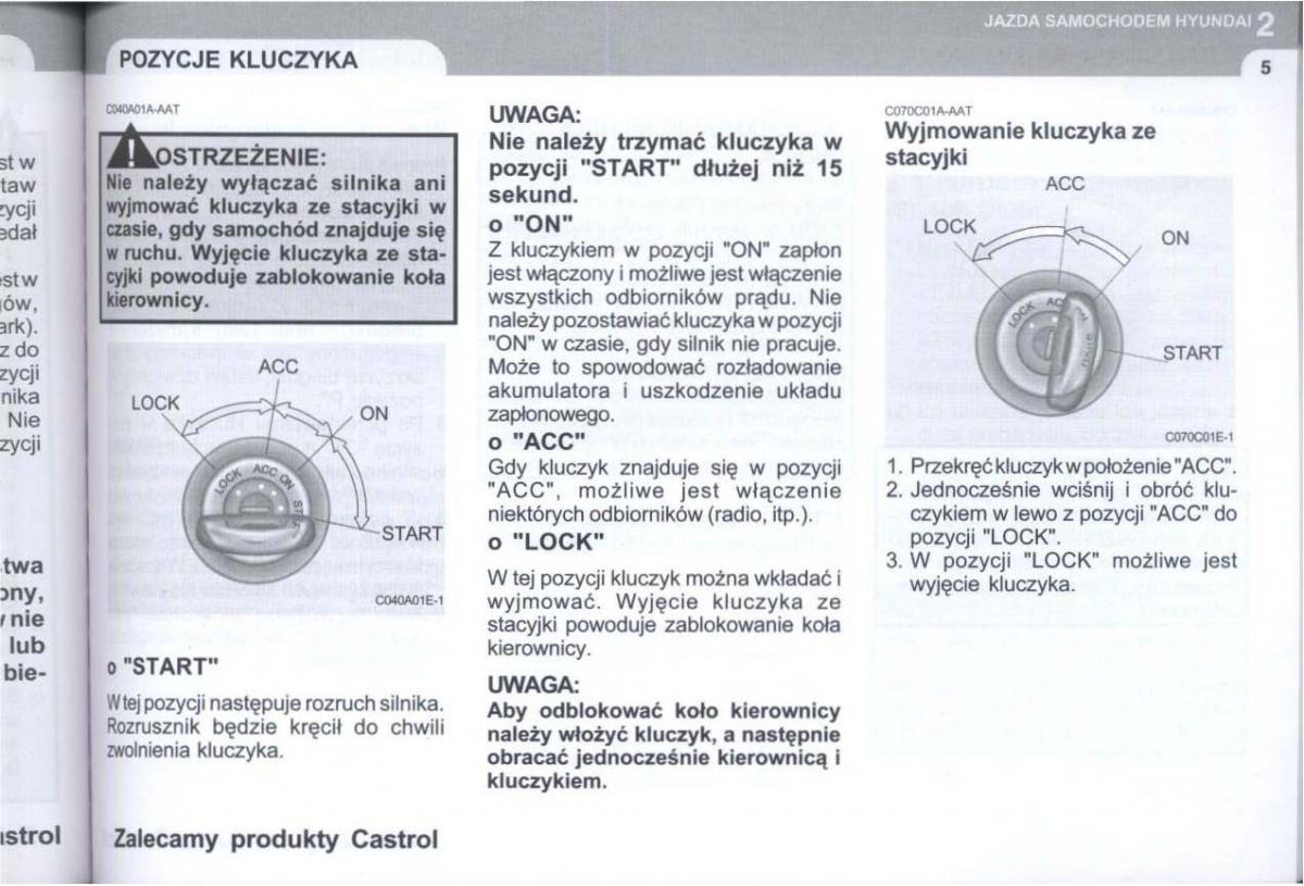 manual  Hyundai Tucson I 1 instrukcja / page 176