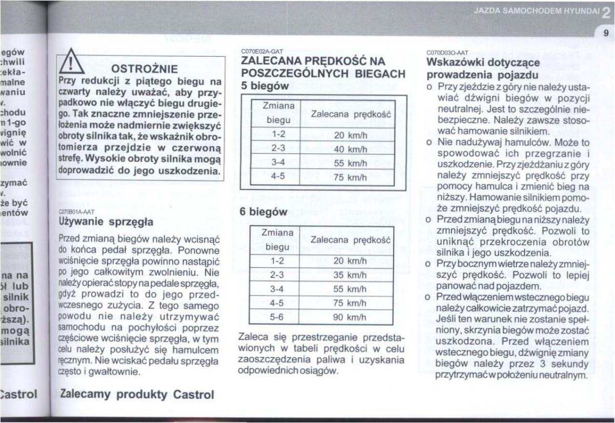 manual  Hyundai Tucson I 1 instrukcja / page 180