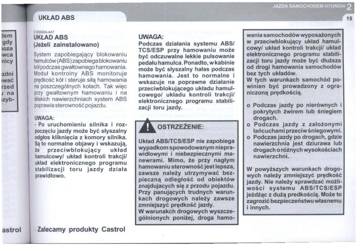 manual  Hyundai Tucson I 1 instrukcja / page 186