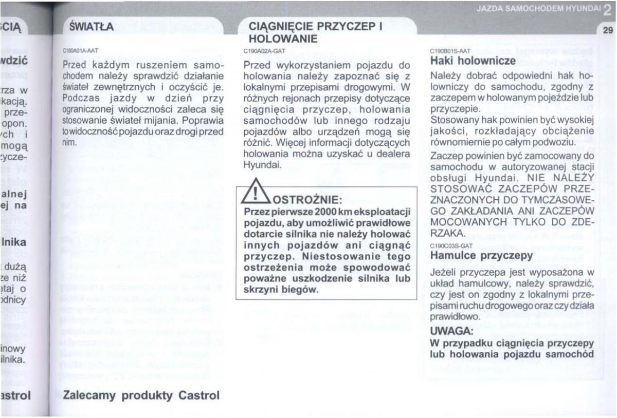 manual  Hyundai Tucson I 1 instrukcja / page 200