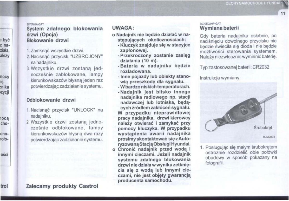 manual  Hyundai Tucson I 1 instrukcja / page 24