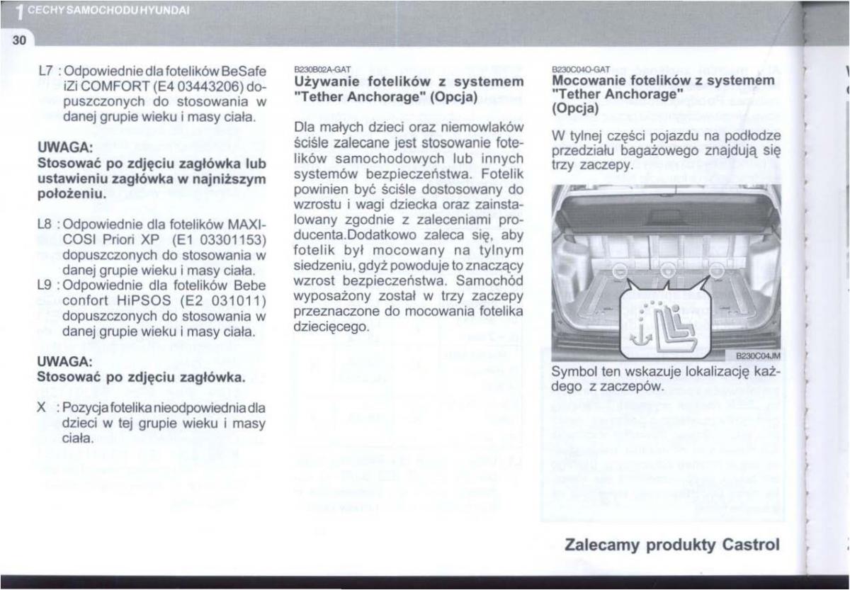 manual  Hyundai Tucson I 1 instrukcja / page 43