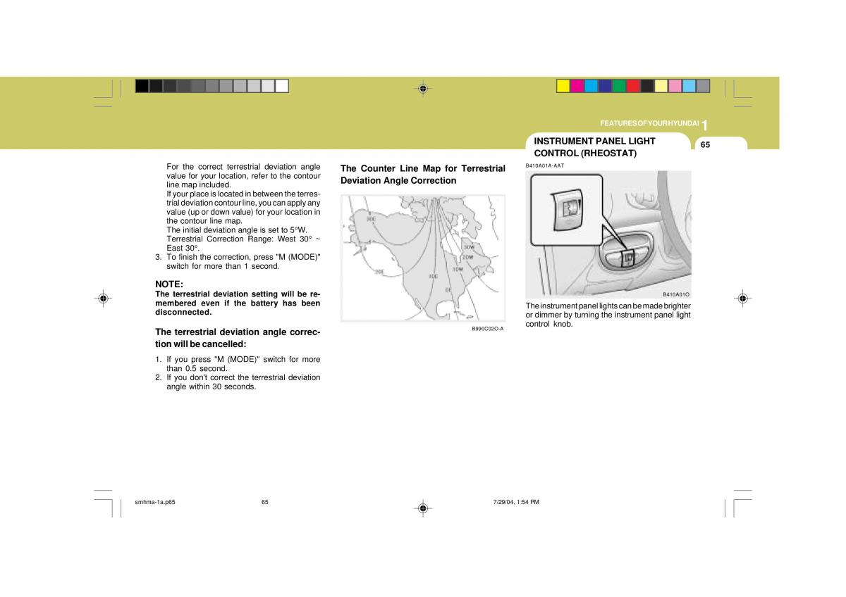 Hyundai Santa Fe I 1 owners manual / page 76