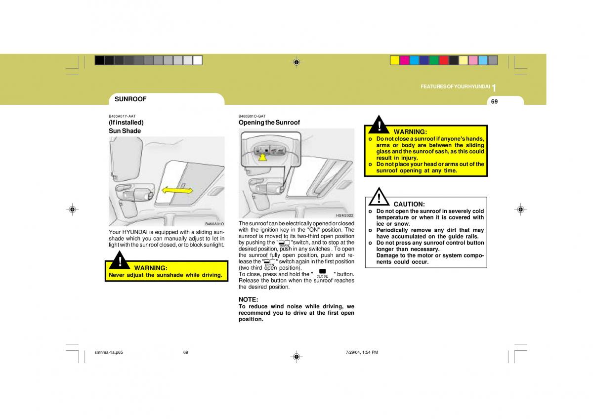 Hyundai Santa Fe I 1 owners manual / page 80