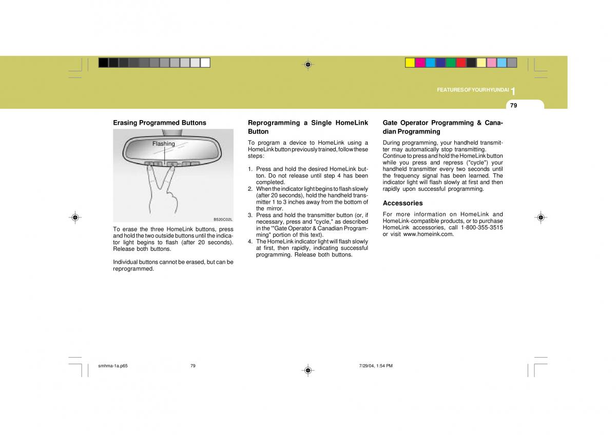 Hyundai Santa Fe I 1 owners manual / page 90