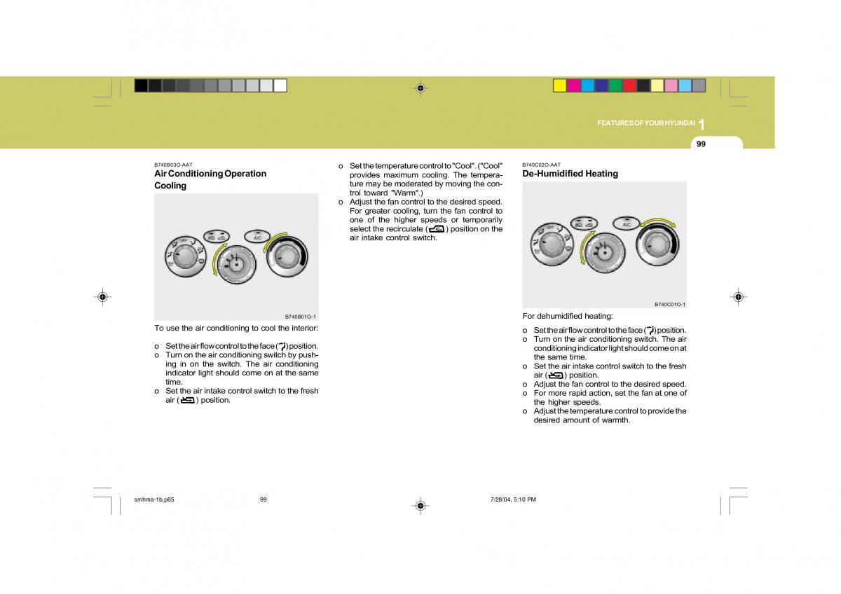 Hyundai Santa Fe I 1 owners manual / page 110