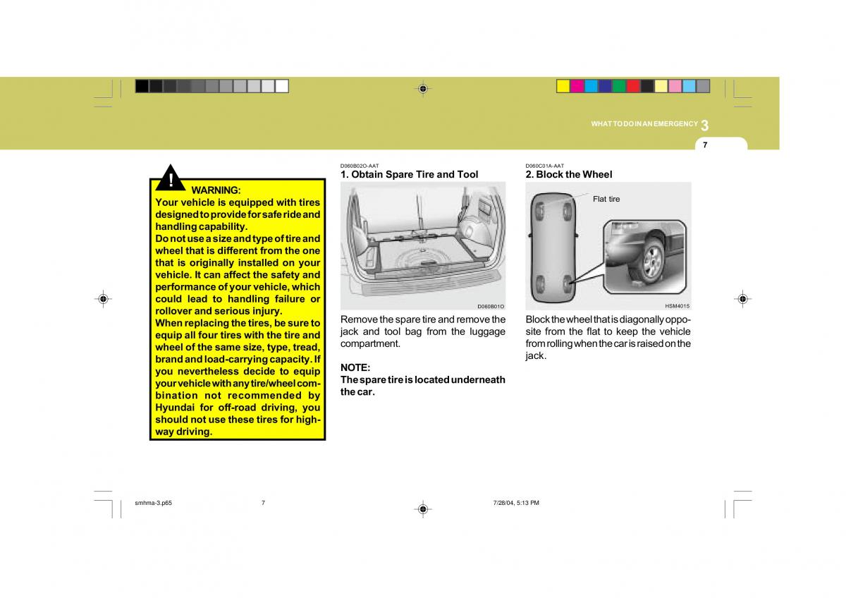 Hyundai Santa Fe I 1 owners manual / page 187