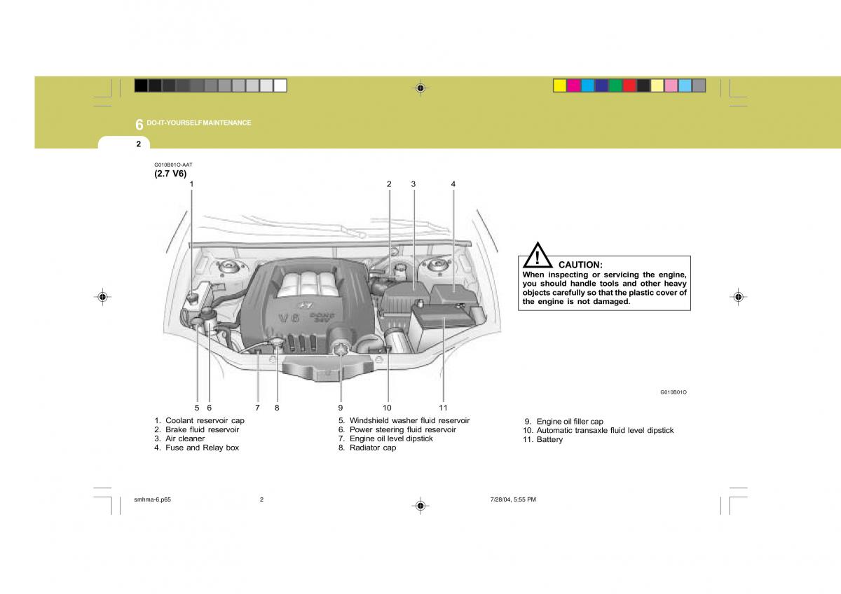 Hyundai Santa Fe I 1 owners manual / page 212