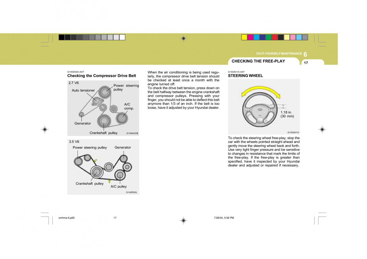 Hyundai Santa Fe I 1 owners manual / page 227