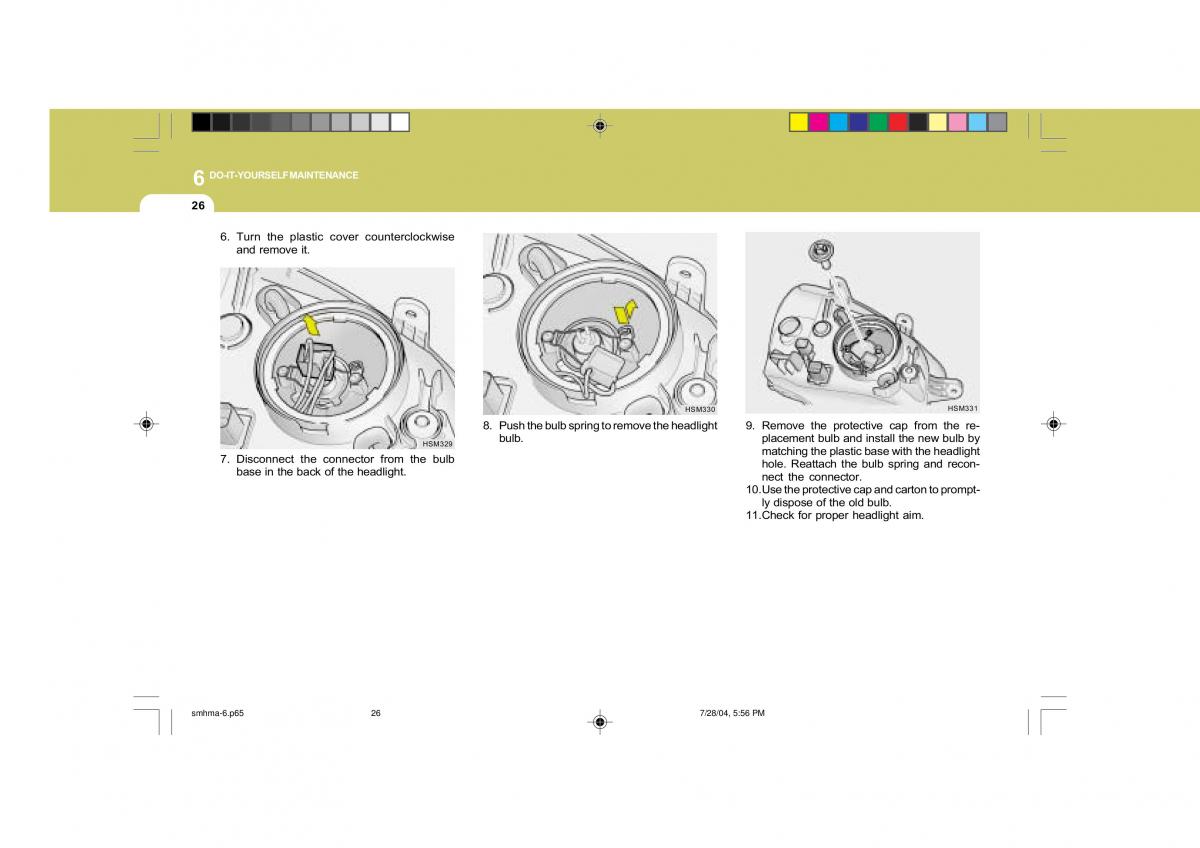 Hyundai Santa Fe I 1 owners manual / page 236