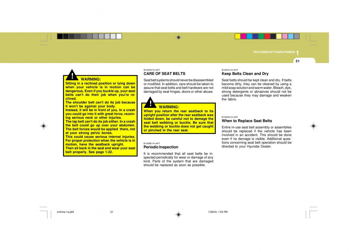 Hyundai Santa Fe I 1 owners manual / page 32