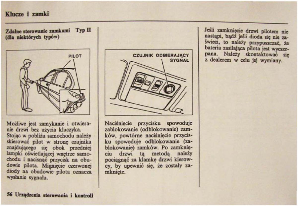 Honda Civic VI 6 instrukcja obslugi / page 56