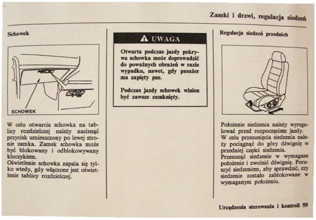 Honda Civic VI 6 instrukcja obslugi / page 59