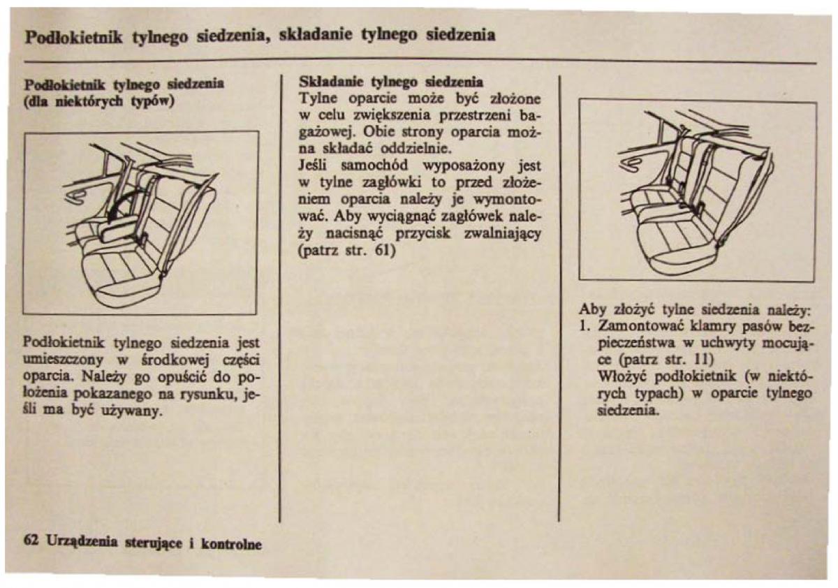 Honda Civic VI 6 instrukcja obslugi / page 62