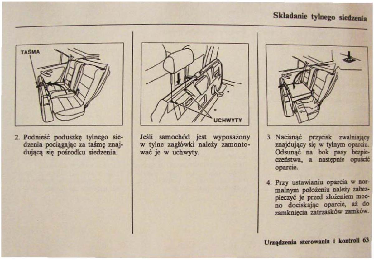 Honda Civic VI 6 instrukcja obslugi / page 63