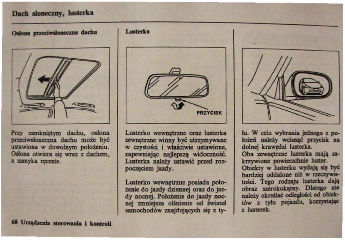 Honda Civic VI 6 instrukcja obslugi / page 68