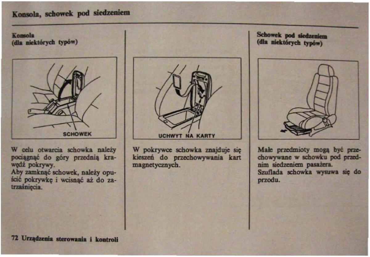 Honda Civic VI 6 instrukcja obslugi / page 72