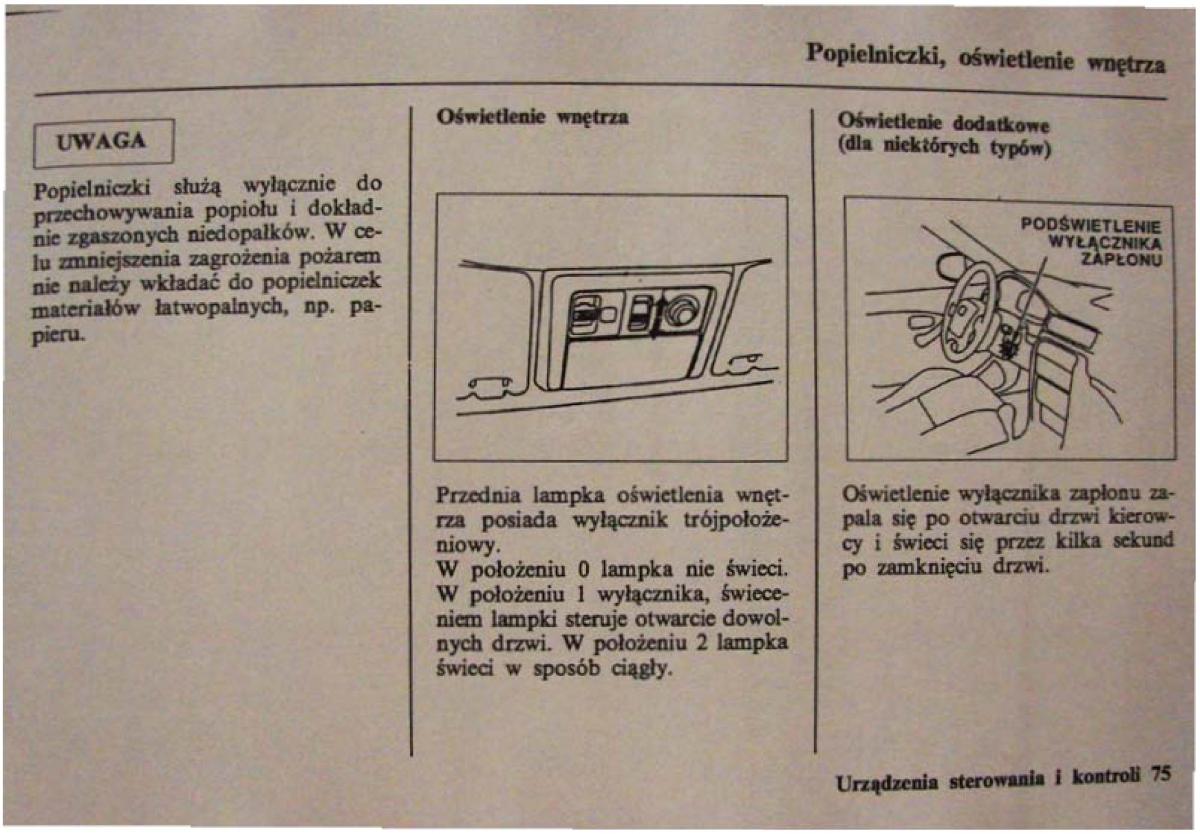 Honda Civic VI 6 instrukcja obslugi / page 75