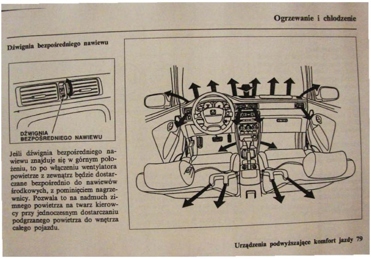 Honda Civic VI 6 instrukcja obslugi / page 79